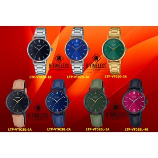 CASIO รุ่น LTP-VT02 / LTP-VT02D-1B,LTP-VT02D-2A,LTP-VT02G-3A,LTP-VT02BL-1A,LTP-VT02BL-2A,LTP-VT02BL-3A,LTP-VT02BL-4B