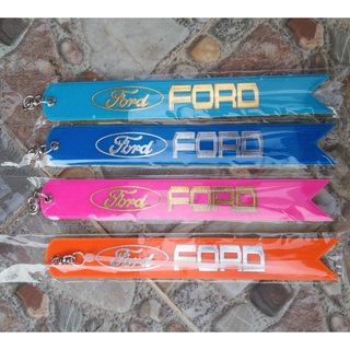 ภาพขนาดย่อของภาพหน้าปกสินค้าริบบิ้นห้อยท้ายรถยนต์ FORD สะท้อนแสง *1 ชิ้น มี 2 สี* จากร้าน chujai.racing.shop บน Shopee