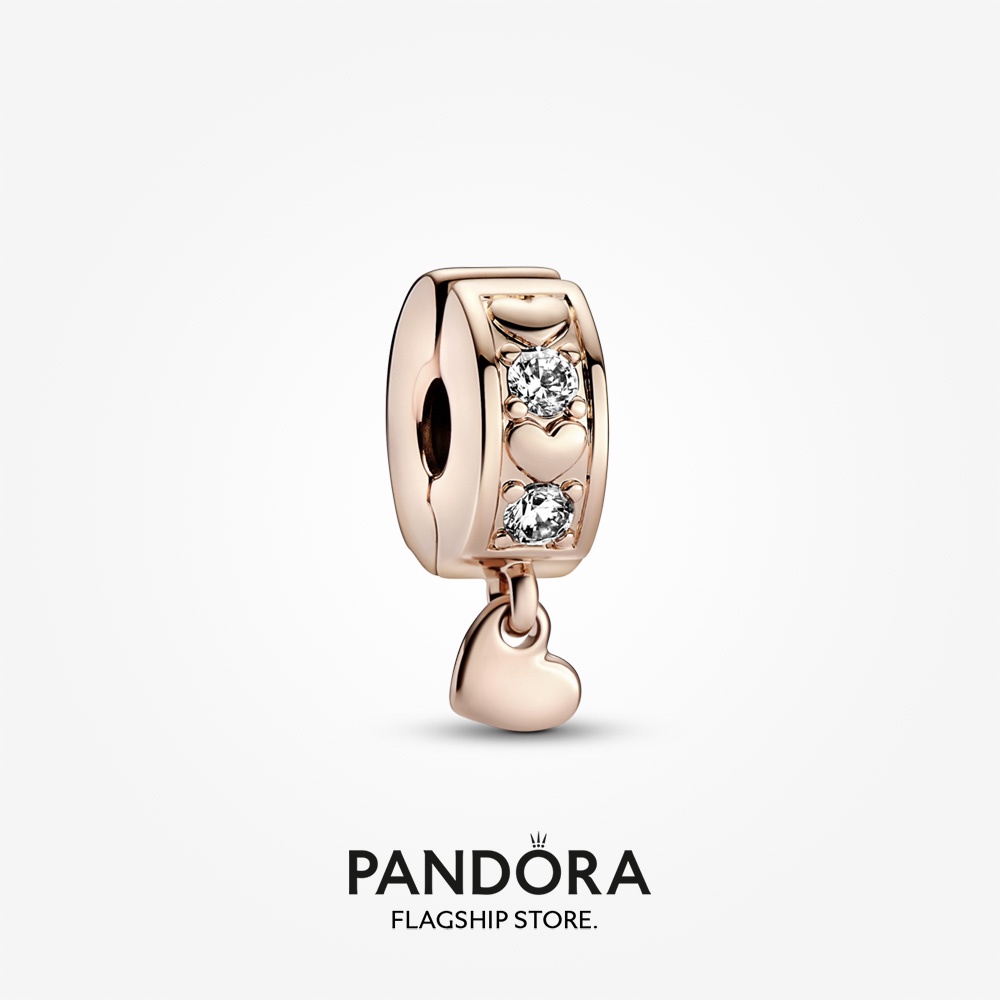 pandora-จี้รูปหัวใจ-ชุบโรสโกลด์-14k-ของขวัญวันหยุด-สําหรับผู้หญิง-p804