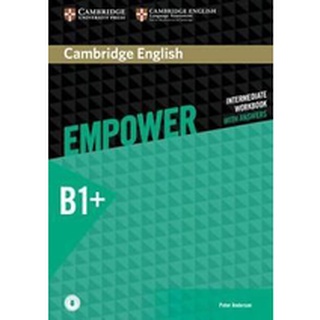 DKTODAY หนังสือ Cambridge English Empower B1+ Intermediate Workbook with Answers with Downloadable Audio