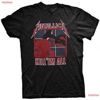 TSHIRTฝ้ายloylaiya Metallica - Kill Em All T Shirt เมทัลลิกา ​วงร็อค เสื้อยืดพิมลาย เสื้อยืดแฟชั่นผู้ชาย เสื้อยืดผูหญิง