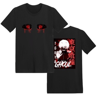 Anime Tokyo Ghoul T-Shirt คอกลม แฟชั่น ผ้าฝ้ายแท้ เสื้อยืด คอกลม แฟชั่น  เสื้อยืด ฤดูร้อน S-5XL รุ่นชาย และหญิง&lt;2022&gt;