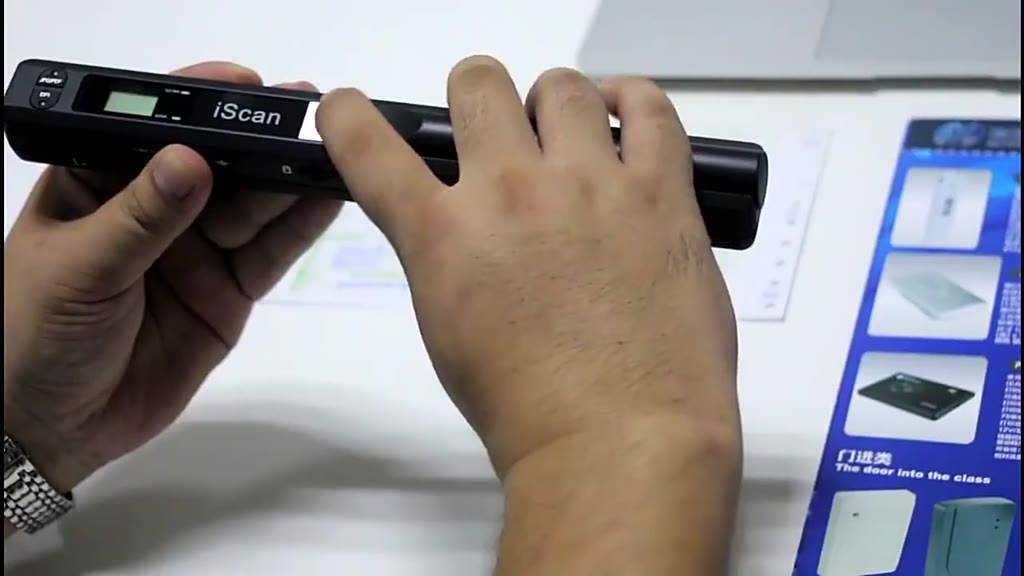เครื่องสแกนเอกสาร เครื่องถ่ายเอกสาร Handheld Portable ISCAN A4 รองรับ ...