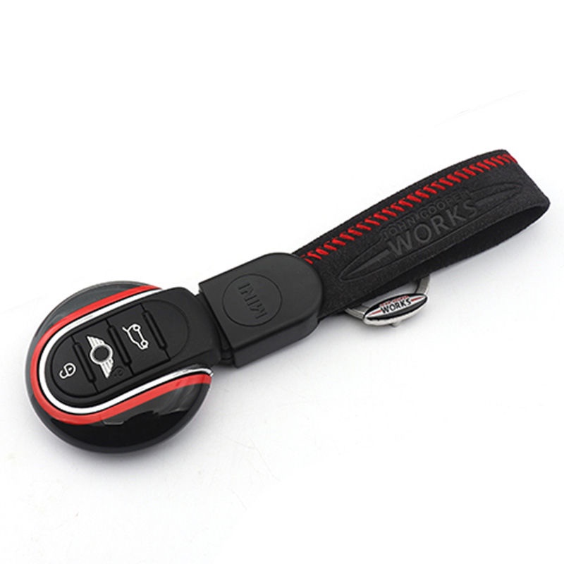MINI COOPER key case COUNTRYMAN JCW CLUBMAN F54 F55 F56 F57 F58 F60 key case Alcantara key chain