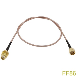 [ff86]Coax Cable SMA Male to Female Connecting Accessory Antenna Connectors Signal Wires Extension Cables with Bulkhead
