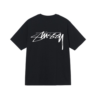 เสื้อยืดพิมพ์ลายแฟชั่น STUSSY เสื้อยืด แขนสั้น รัดรูป