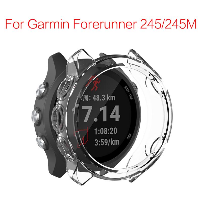 garmin-เคสนาฬิกา-กรอบป้องกัน-tpu-มี-6-สี-สำหรับ-garmin-forerunner-245-245m