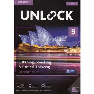 DKTODAY หนังสือ UNLOCK LIST&amp;SPEAK 5:SB WITH ONLINE WB PACK (2ED)