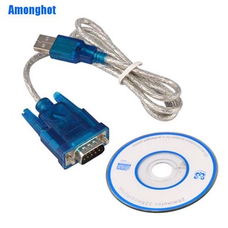 (Amonghot) อะแดปเตอร์พอร์ตอนุกรม Usb To Rs232 Db9 9 Pin