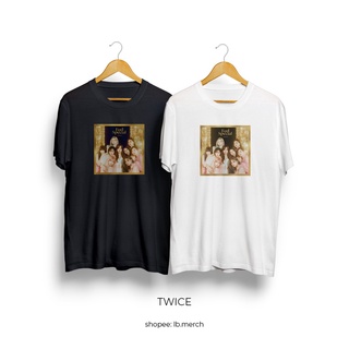 เสื้อยืดสีขาว เสื้อคู่รัก TWICE รู้สึกพิเศษ| เสื้อยืดคอกลม | |ฝ้าย การออกแบบที่เรียบง่าย 7)( Tee