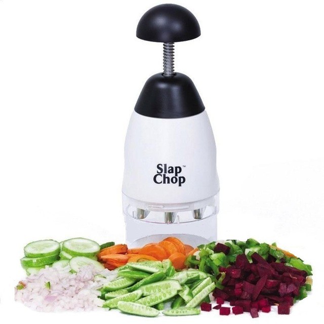 อุปกรณ์หั่นผัก-เครื่องสับอเนกประสงค์slap-chop-vegetable-and-fruit-chopper-white