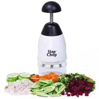 อุปกรณ์หั่นผัก เครื่องสับอเนกประสงค์Slap Chop Vegetable and Fruit Chopper - White