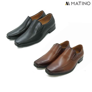 สินค้า MATINO SHOES รองเท้าหนังชาย รุ่น MC/B 5535M - BLACK/TAN