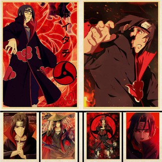 โปสเตอร์ลายการ์ตูน Naruto Uchiha Itachi สําหรับตกแต่งห้องนอน