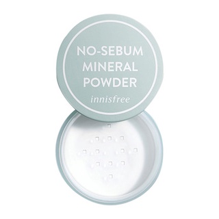 สินค้า Innisfree No Sebum Mineral Powder 5g. [2022 New Packaging] แป้งฝุ่นคุมมัน ล็อตใหม่