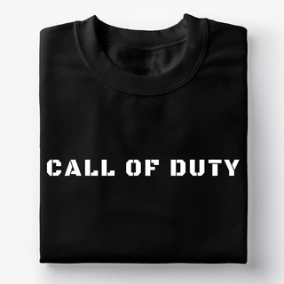 เสื้อตราหานคู่ เสื้อครอปสายฝอ เสื้อยืดผ้าฝ้ายคุณภาพสูง CALL OF DUTY ที่กําลังมาแรง =@| เสื้อวินเทจผญ