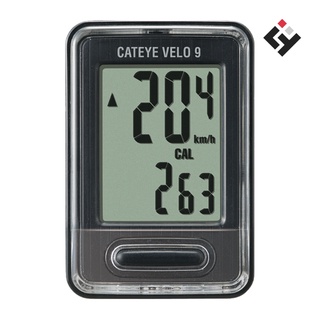 Cateye Velo 9 อุปกรณ์วัดระยะทาง ความเร็ว จับเวลา สำหรับรถจักรยาน