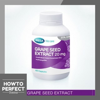 ภาพขนาดย่อของภาพหน้าปกสินค้าMEGA GRAPE SEED EXTRACT ( เกรปซีด เอ็กซแทรกท์ ) จากร้าน howtoperfect_items บน Shopee