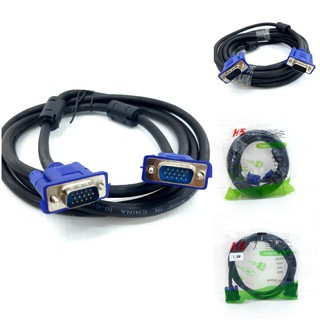 สินค้า สาย VGA 3+6 ต่อจอคอม Cable VGA M/M ยาว1.8M/3/5M(สายคุณภาพดี)พร้อมส่ง