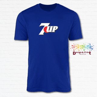เสื้อยืด 7up Logo_Unisex T-Shirt Tshirt Baju 100% Cotton
