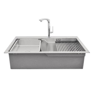 Embedded sink SINK BUILT 1BOWL AXIA ATHENS 8250 STAINLESS Sink device Kitchen equipment อ่างล้างจานฝัง ซิงค์ฝัง 1หลุม AX