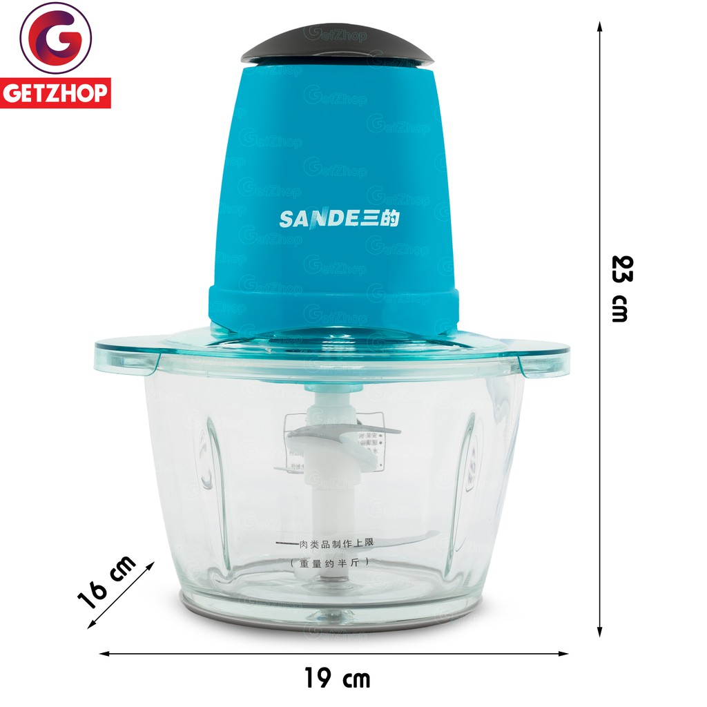 sande-รุ่น-sd-jr02-เครื่องบดเนื้อ-บดสับ-บดผสมอาหาร-grinder-meat-200-w-blue