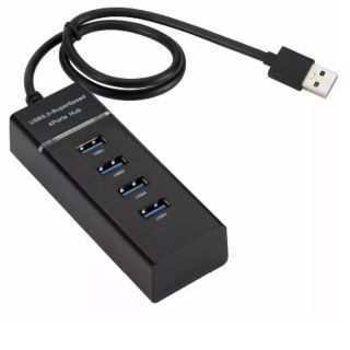 4 พอร์ตฮับ Hi-Speed 4 พอร์ต USB 3.0 Multi HUB Splitter สำหรับเดสก์ท็อปพีซีแล็ปท็อปอะแดปเตอร์ USB HUB