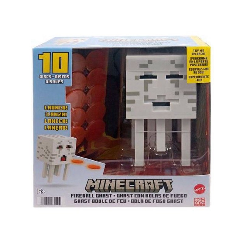 mattel-minecraft-fireball-ghast-ของแท้-รุ่นใหม่ยิงได้