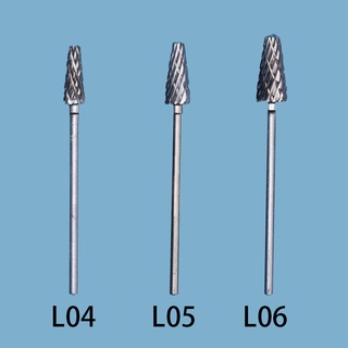 ดอกสว่านทังสเตนคาร์ไบด์ เหล็กทังสเตน ขนาด 2.35 มม. สําหรับทันตกรรม L04 L05 L06 10 ชิ้น