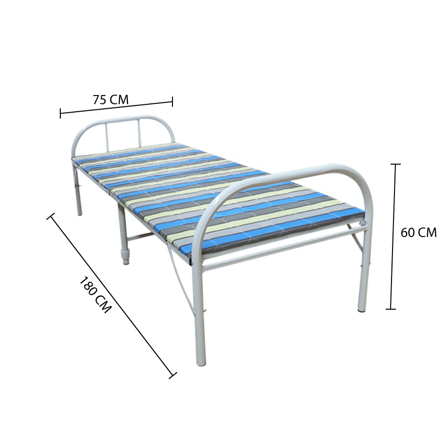 เตียงพับ-เตียงเดี่ยว-เตียง-เตียงนอน-เตียงเสริมพับได้-เตียงนอนพับได้-พับได้พกพาง่ายน้ำหนักเบา-aliziishop