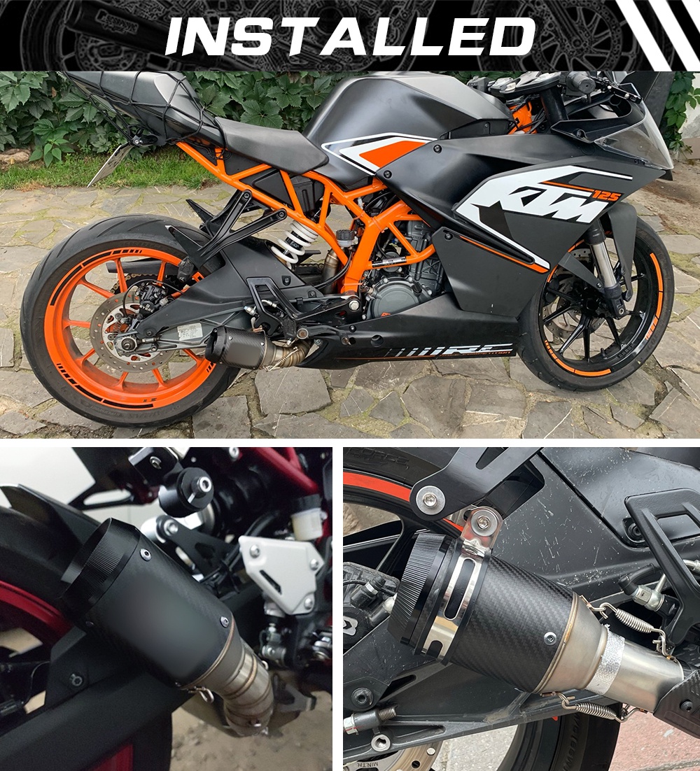 2 นิ้ว 2.5 นิ้ว หัวรถจักร K7K8 คาวาซากิ Z800 ZX6R แถวแถวท่อรางขนาดใหญ่ ...