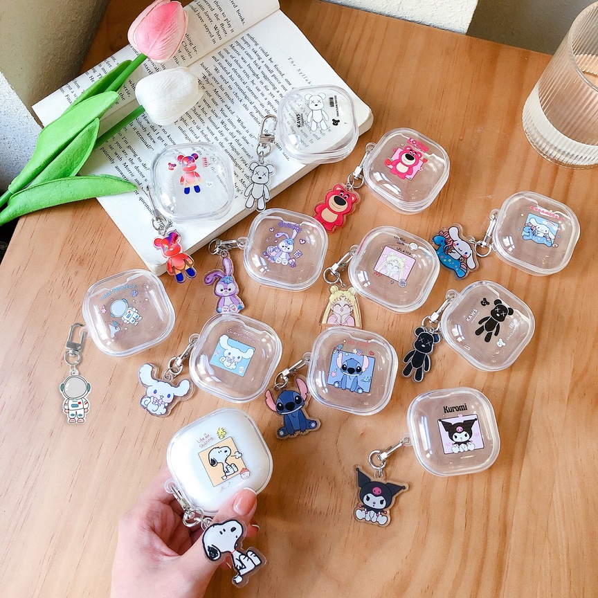 พร้อมส่ง-เคสหูฟังนิ่ม-แบบใส-ลายนักบินอวกาศ-สําหรับ-samsung-galaxy-buds-2