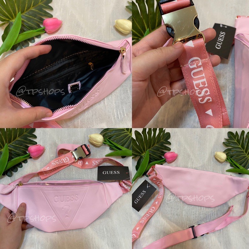 ภาพหน้าปกสินค้ากระเป๋าคาดอก คาดอก กระเป๋าคาดอก Guess GUESS GYM EMBOSSED LOGO WAIST PACK จากร้าน tpbagsshops. บน Shopee