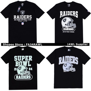 เสื้อยืด ลาย NFL TEAM RAIDERS OAKLAND CLUB AMERICAN FOOTBALL LOS ANGELES STARTER สไตล์วินเทจ