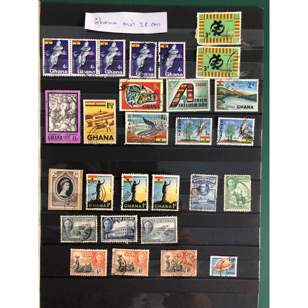 แสตมป์ต่างประเทศ แสตมป์ประเทศ กาน่า Ghana postage stamps used | Shopee ...