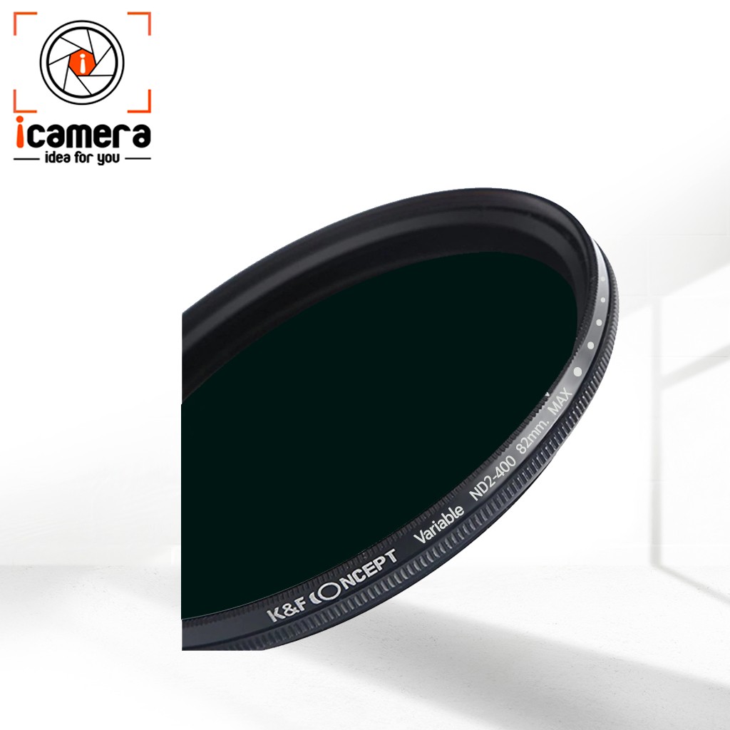 ภาพหน้าปกสินค้าK&F Concept ND2-400 Fader Filter ปรับความเข้มได้ คุณภาพสุง ขนาด 37, 40.5, 52, 55, 58, 62, 67, 72, 77, 82 mm. จากร้าน icamera_gadgets บน Shopee