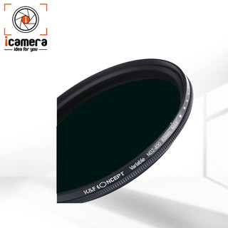ภาพขนาดย่อของภาพหน้าปกสินค้าK&F Concept ND2-400 Fader Filter ปรับความเข้มได้ คุณภาพสุง ขนาด 37, 40.5, 52, 55, 58, 62, 67, 72, 77, 82 mm. จากร้าน icamera_gadgets บน Shopee