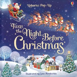 DKTODAY หนังสือ USBORNE POP-UP TWAS THE NIGHT BEFORE CHRISTMAS  (AGE 3+)