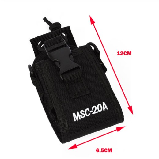 1ชิ้น-msc-20a-ซองวิทยุสื่อสาร-walkie-talkie-พร้อมสายสะพาย-walkie-talkie-case-holster-for-yaesu-icom-motorola