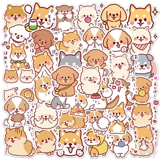 ภาพหน้าปกสินค้า❉ Cute Fluffy Dog - Kawaii Pets Poodle Corgi Shiba Inu สติ๊กเกอร์ ❉ 50Pcs/Set Waterproof DIY Fashion Decals Doodle สติ๊กเกอร์ ที่เกี่ยวข้อง