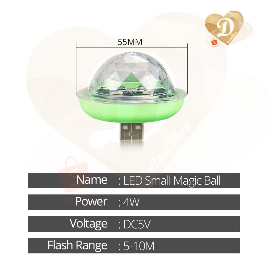 mini-ไฟเทคufo-ไฟเทค-ไฟเธค-ไฟเทคจิ๋ว-ไฟเทคusb-ไฟเทคกระพริบตามเสียง-magic-ball-light-ไฟเธคกระพริบตามเสียง