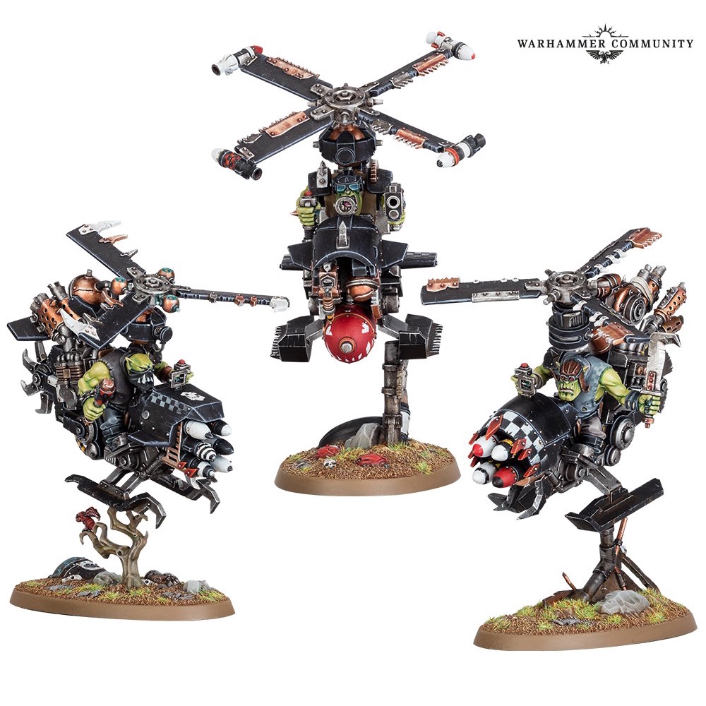 Deffkoptas Squadron For Warhammer 40K Orks – 2022 Edition, New In Box (NIB), Unassembled 1 thumbnail image