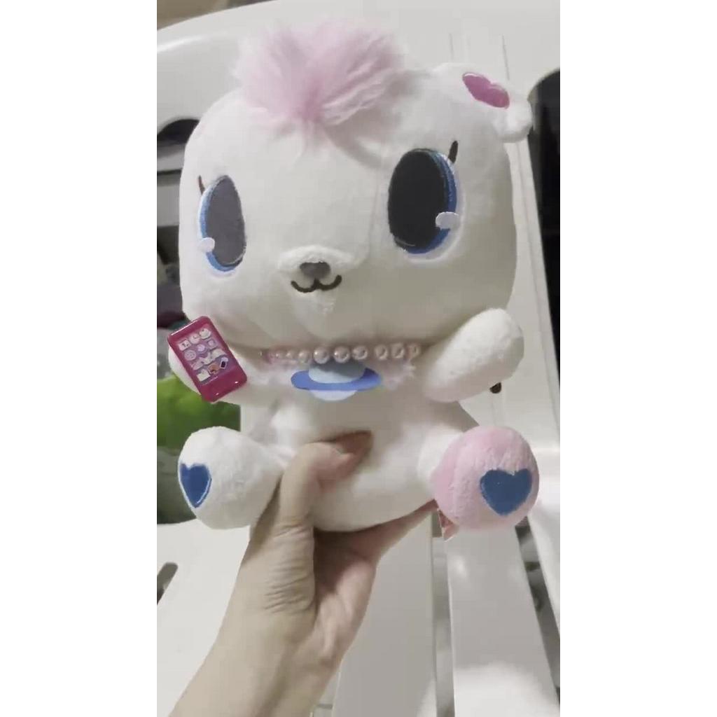 หมีขาว-labra-จากเรื่อง-jewelpet-ป้ายจางนิดหน่อยค่ะ-เหลือตัวเครื่องไม่ติดนะคะ