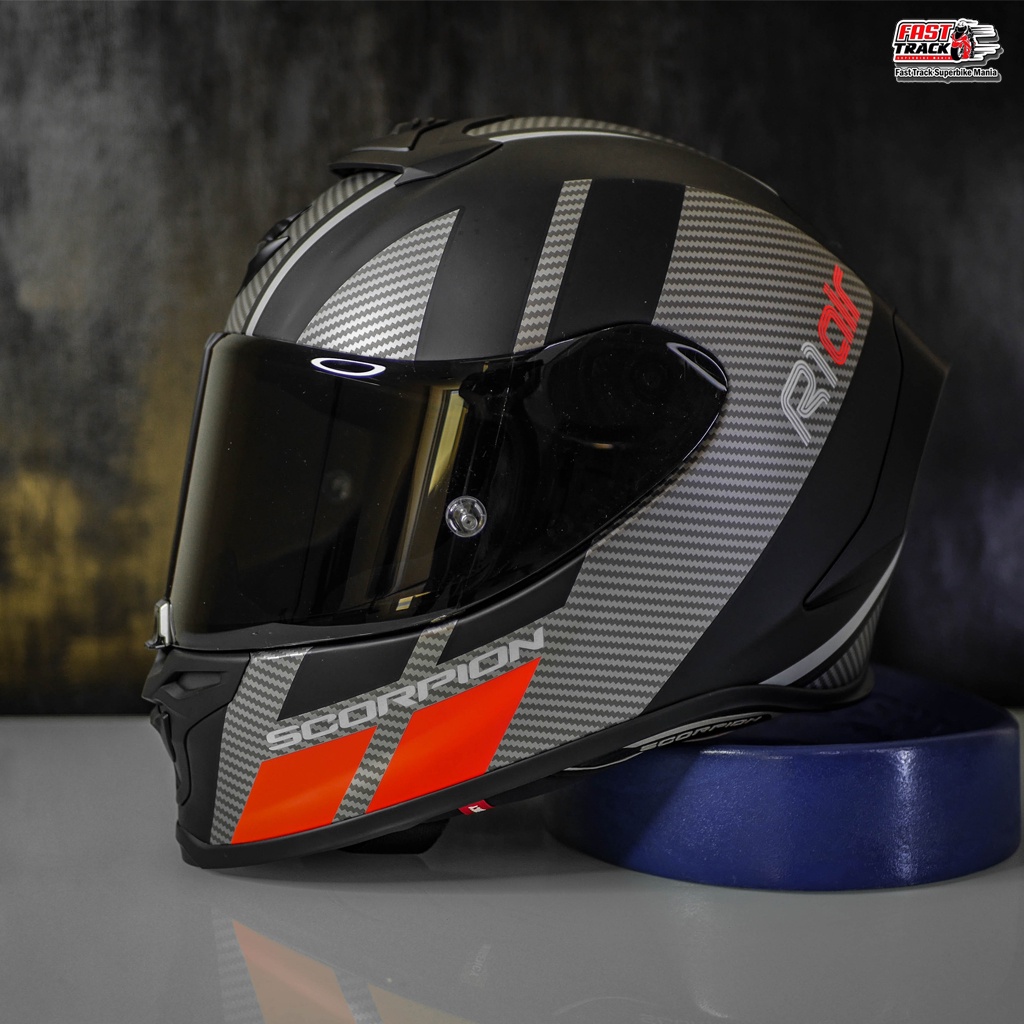 scorpion-helmetหมวกกันน็อค-รุ่น-exo-r1-air-ลาย-corpus-matt-black-silver-red