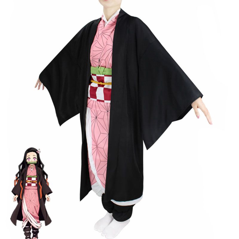 demon-slayer-kimetsu-no-yaiba-kamado-nezuko-cosplay-costume-suit-with-wig-women-cosplay-suit