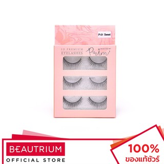 SELECTED BY PRIM 3D Premium Eyelashes ขนตาปลอม 3 pairs