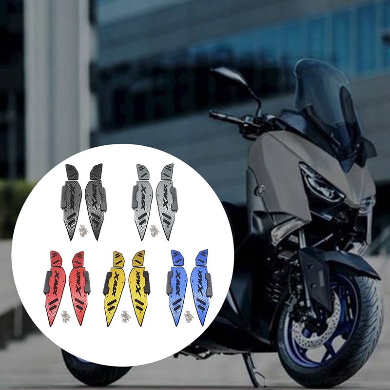 semspeed-ที่พักเท้า-ด้านหน้า-และด้านหลัง-สําหรับรถจักรยานยนต์-สกูตเตอร์-yamaha-xmax300-xmax250-xmax400-2017-2023