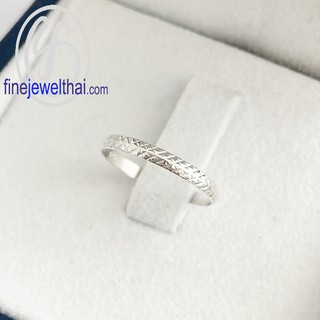 Finejewelthai-แหวนเงิน-เงินแท้925-แหวนหมั้น-แหวนแต่งงาน-Silver-Wedding-Ring-R123900