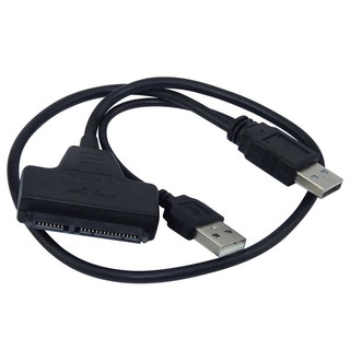 ภาพขนาดย่อของภาพหน้าปกสินค้าอะแดปเตอร์ USB 2.0 เชื่อมต่อ SATA สำหรับ SSD HDD ภายนอก 2.5 นิ้ว ขนาด 48 ซม. จากร้าน chasoedfg.th บน Shopee