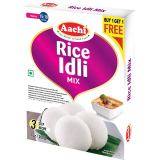 Aachi Rice Idli Mix 200g (Buy 1 Get 1 Free) ไรซ์ไอดลี่มิกซ์ (ซื้อ 1 แถม 1)
